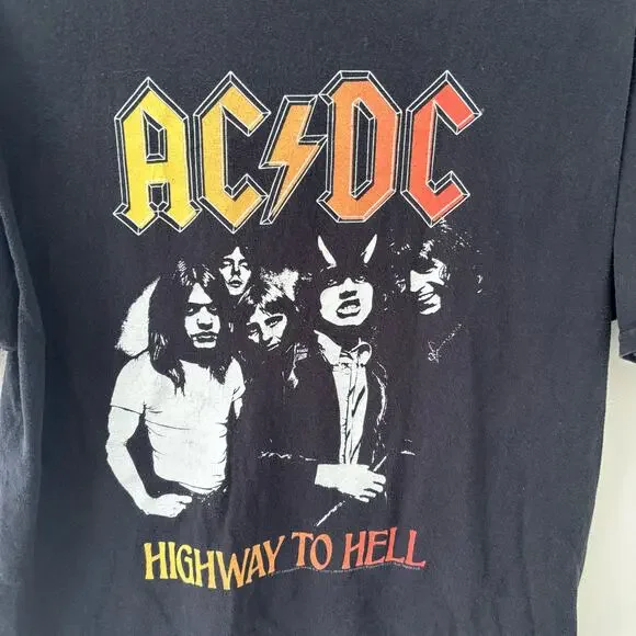 ACDC Highway to Hell Band T Shirt Size Medium - Picture 3 of 5